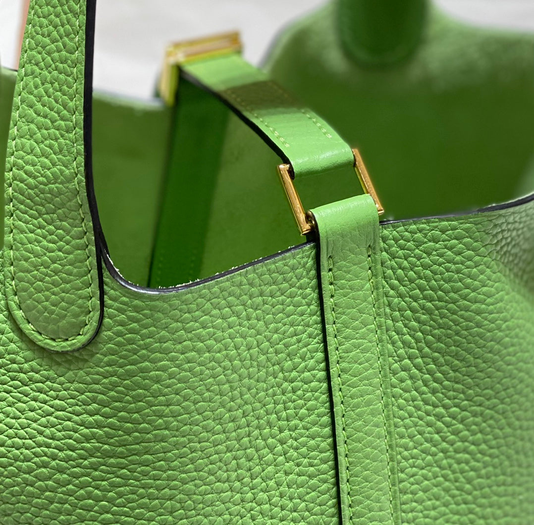 HERMES picotin lock 18 green togo ghw