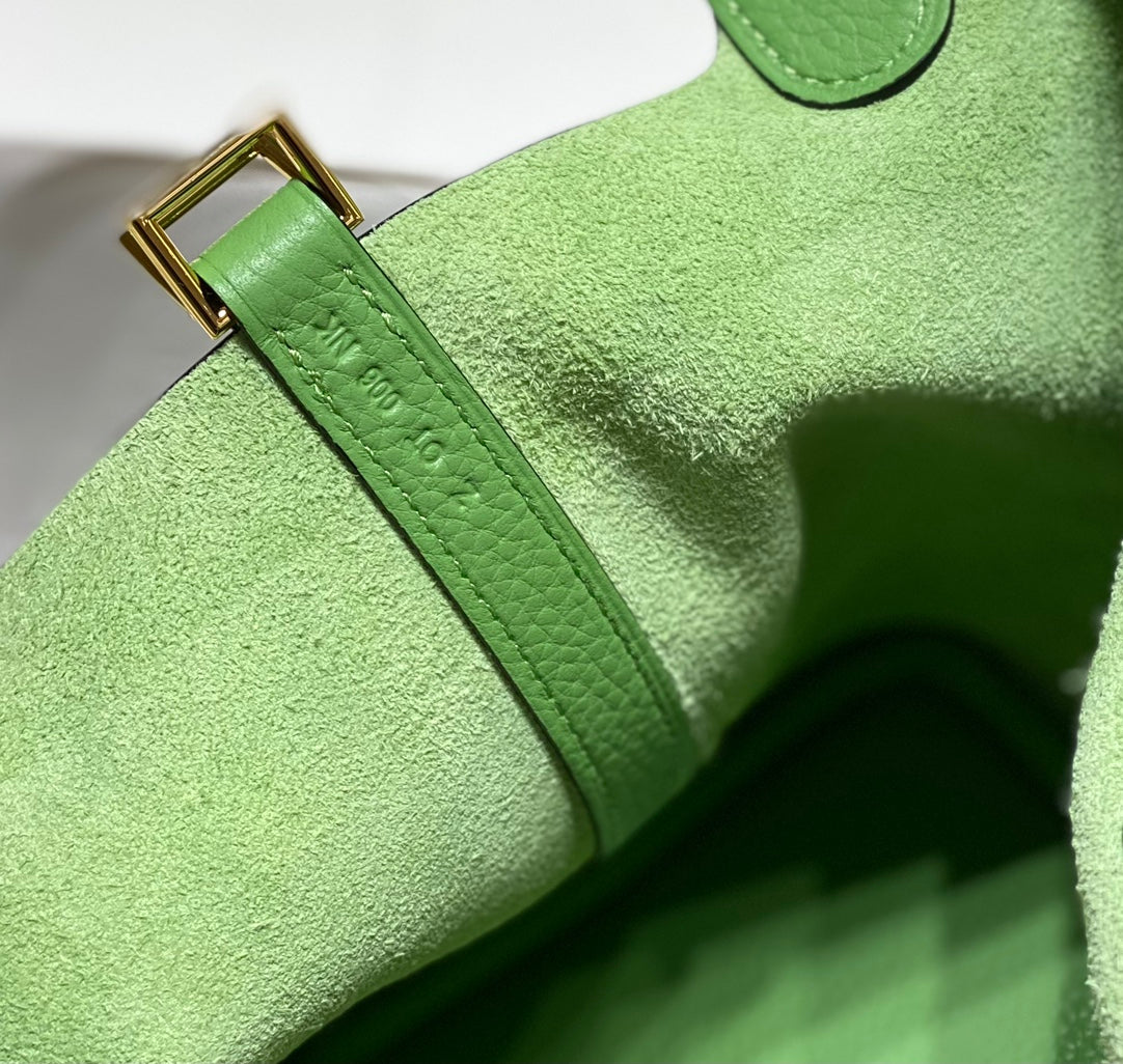 HERMES picotin lock 18 green togo ghw