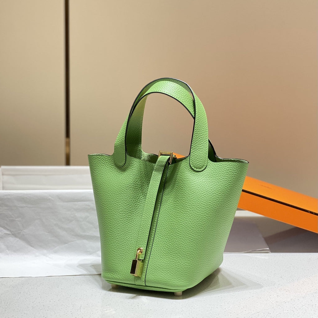 HERMES picotin lock 18 green togo ghw