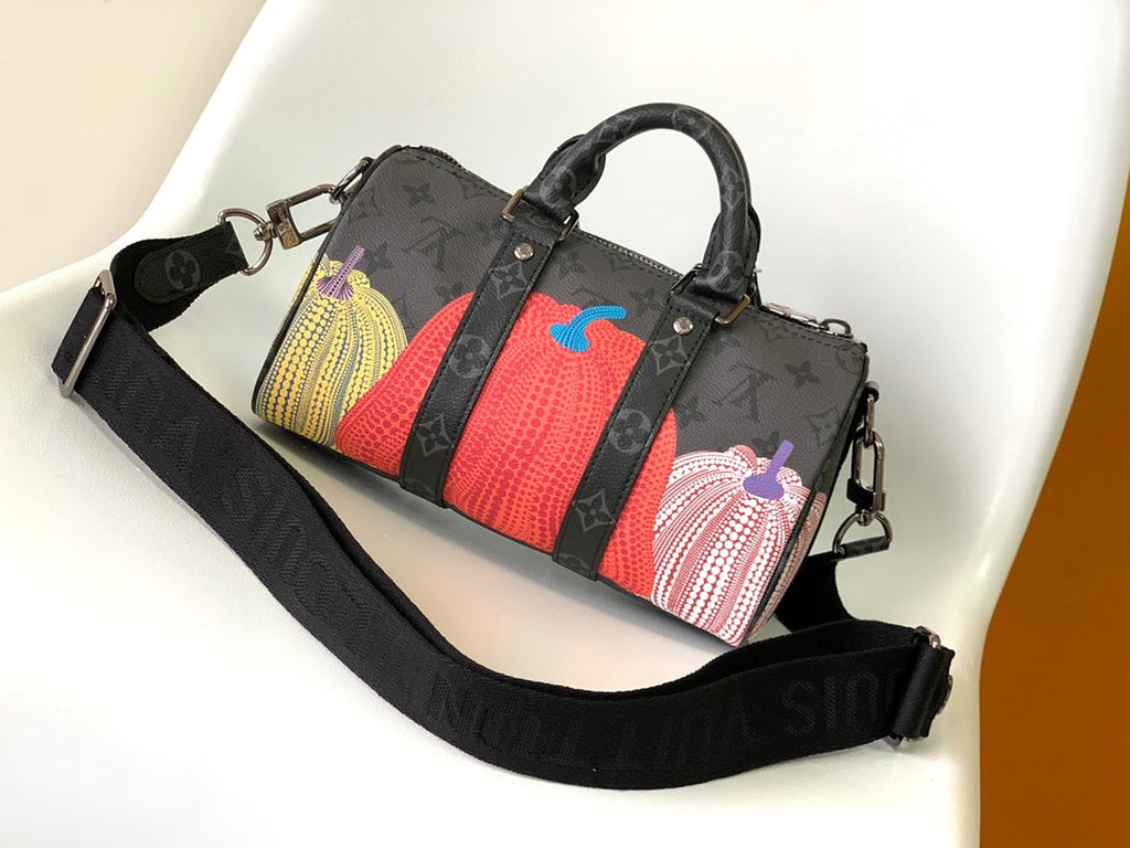 LOUIS VUITTON KEEPALL BANDOULIÈRE 21 IN MULTICOLOR CALFSKIN