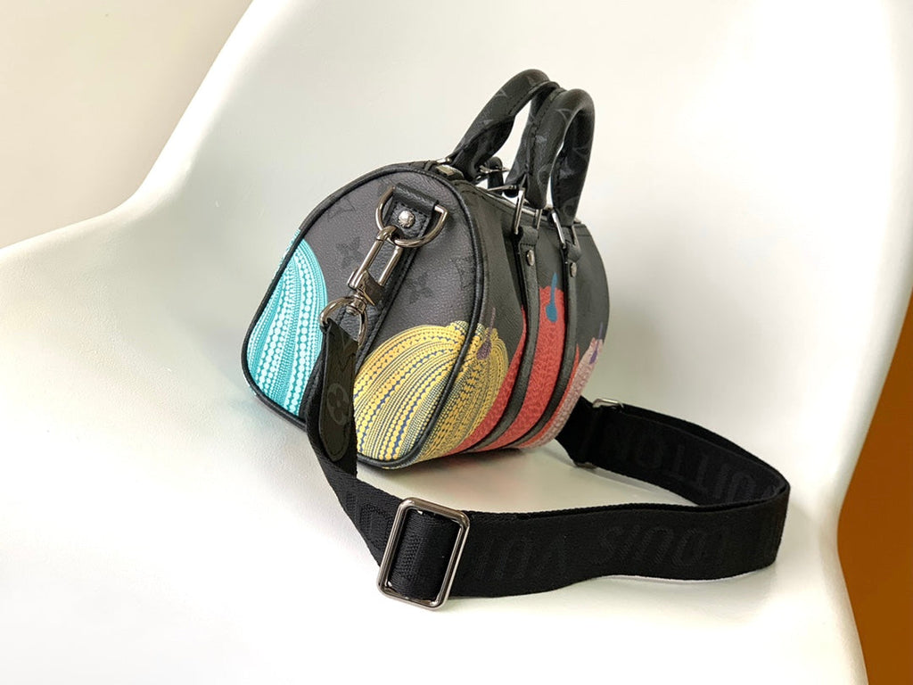 LOUIS VUITTON KEEPALL BANDOULIÈRE 21 IN MULTICOLOR CALFSKIN