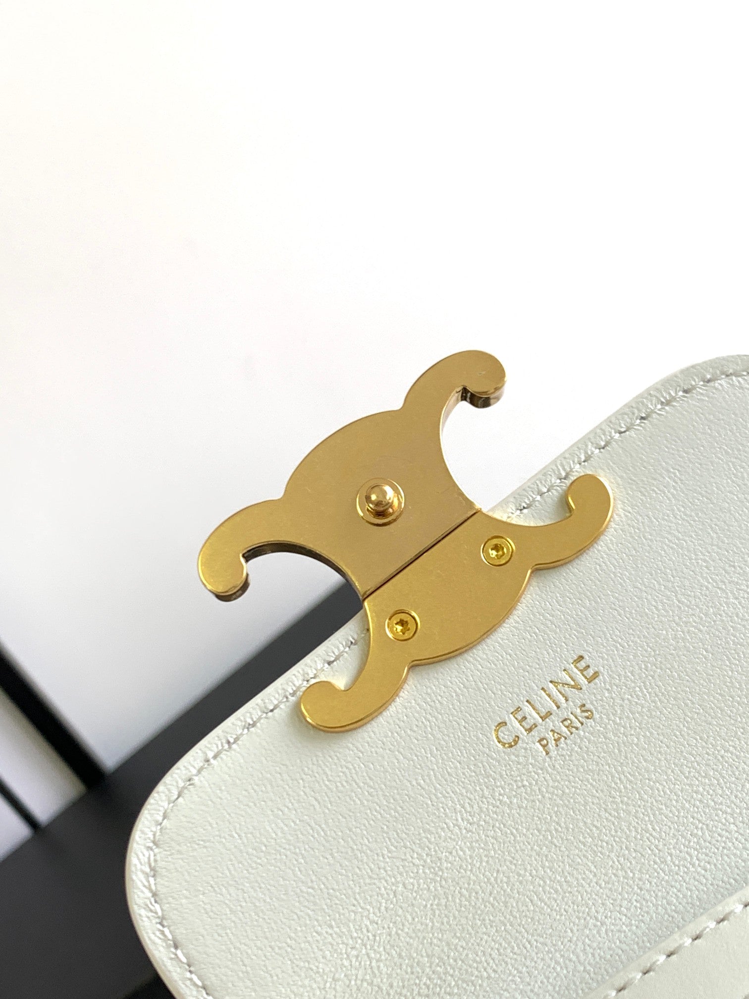 CELINE COLORFUL TRIPHOME 11 COWHIDE LEATHER