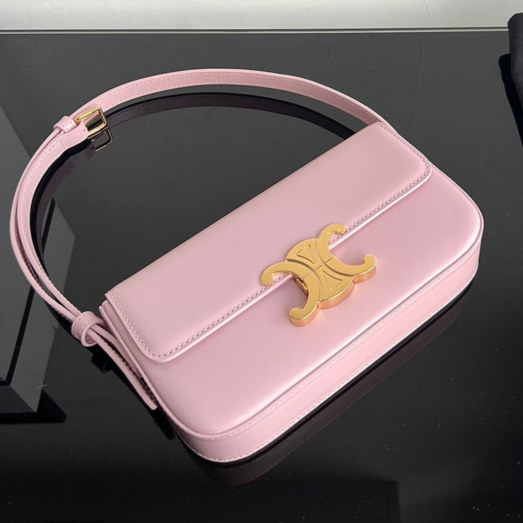 CELINE TRIOMPHE 20 PINK PASTEL CALFSKIN
