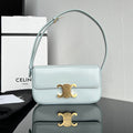 CELINE TRIOMPHE 20 BLUE PASTEL CALFSKIN