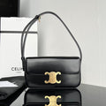 CELINE TRIOMPHE 20 BLACK CALFSKIN