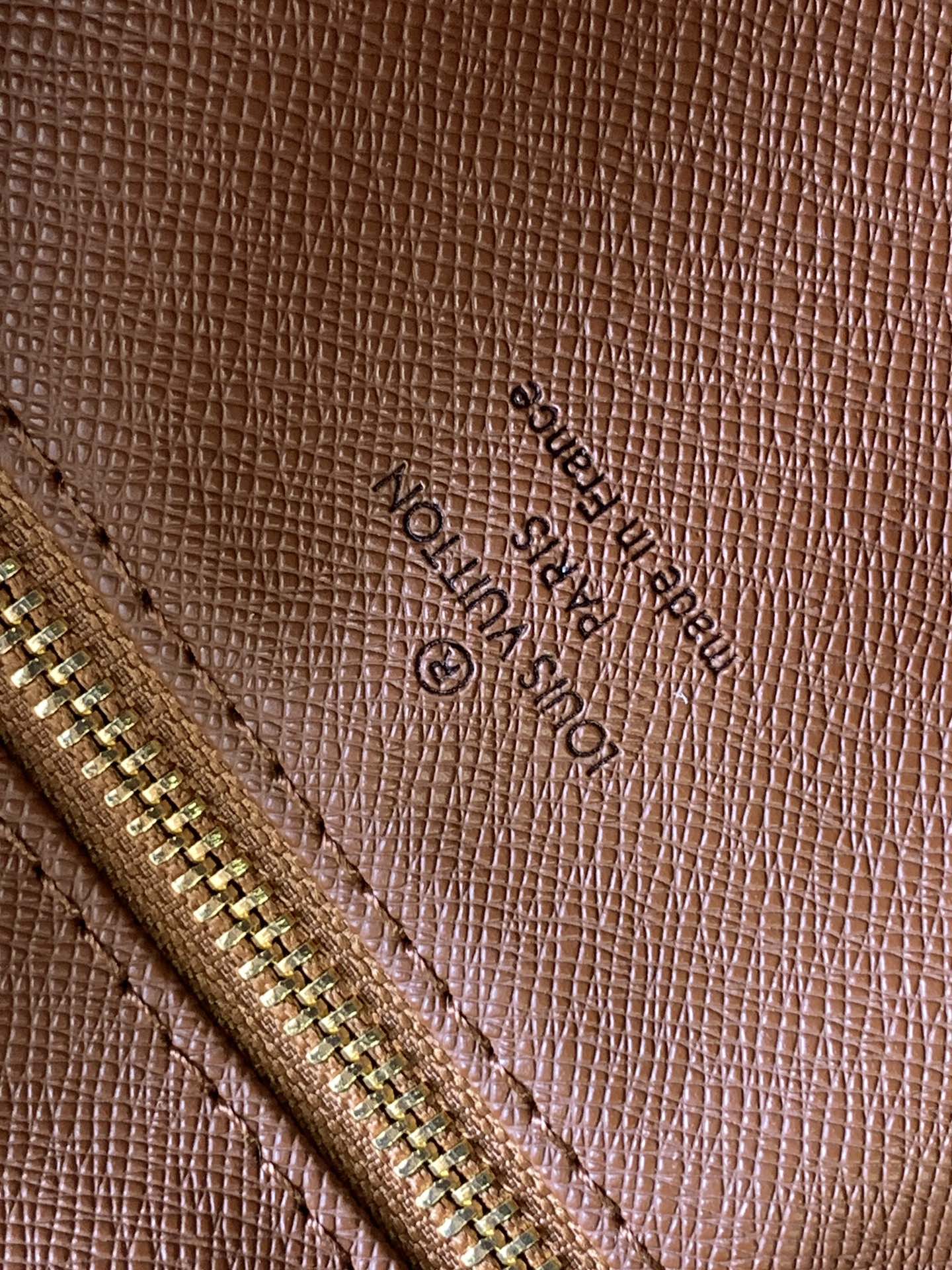 LOUIS VUITTON TROCADERO MINI MESSENGER BAG 23 IN BEIGE AND BROWN MONOGRAM COATED CANVAS