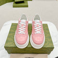 GUCCI TRAINER LIGHT PINK CALFSKIN