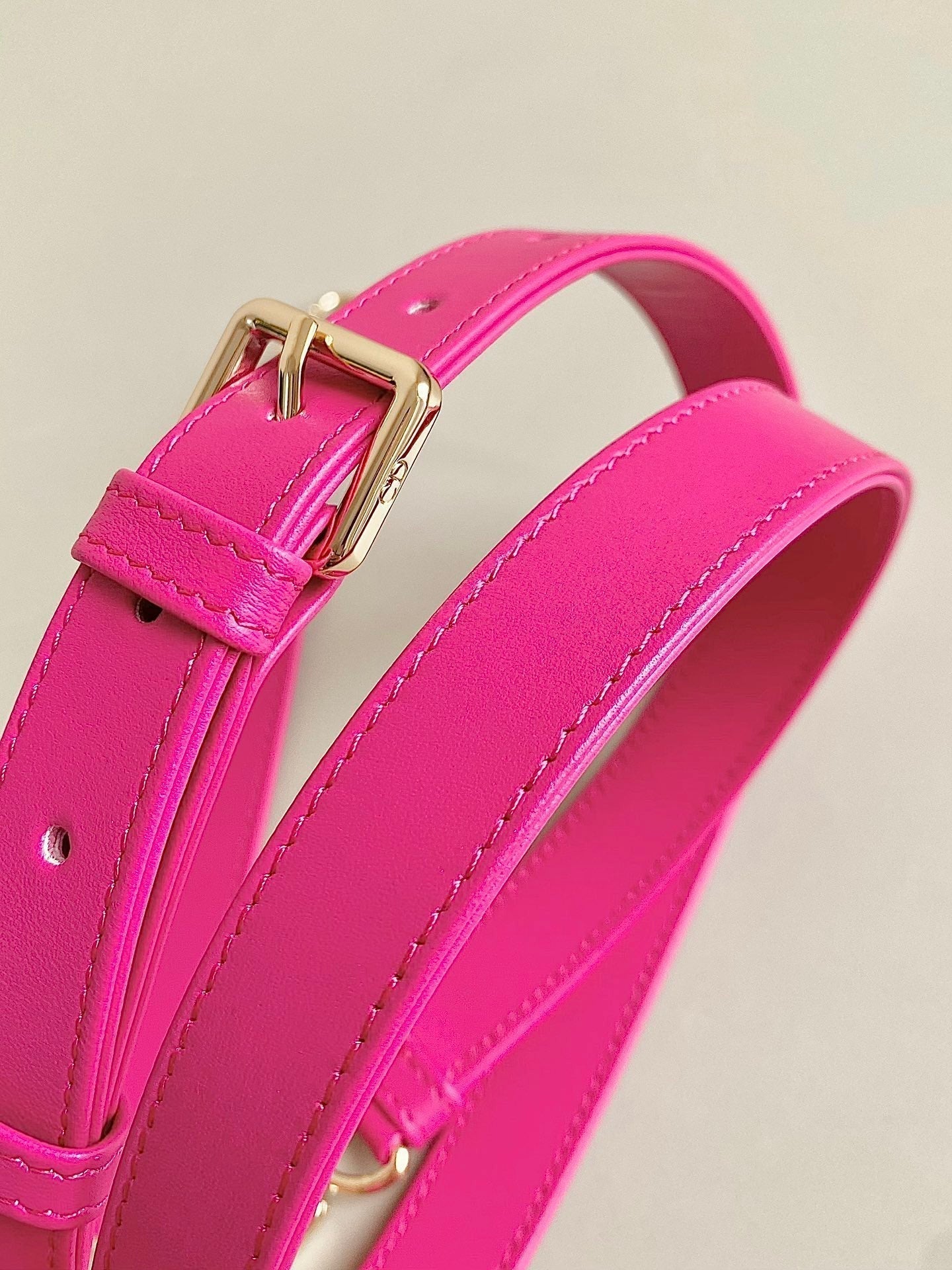 DIOR D-JOY BAG 22 IN HOT PINK LAMBSKIN