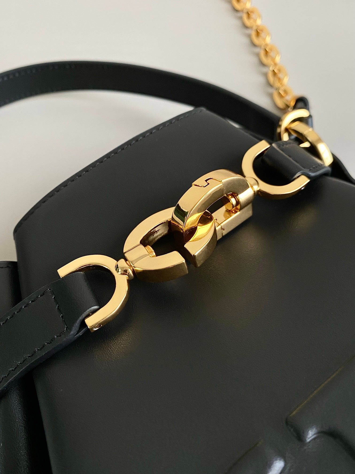 DIOR MEDIUM C'EST 24 IN BLACK CD-EMBOSSED CALFSKIN