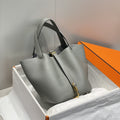 HERMES picotin lock 22 grey togo ghw
