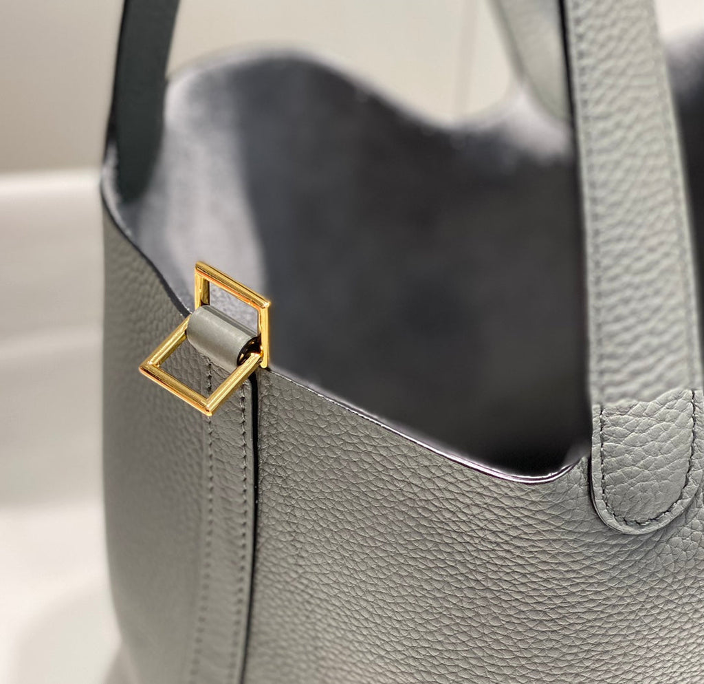 HERMES picotin lock 22 grey togo ghw
