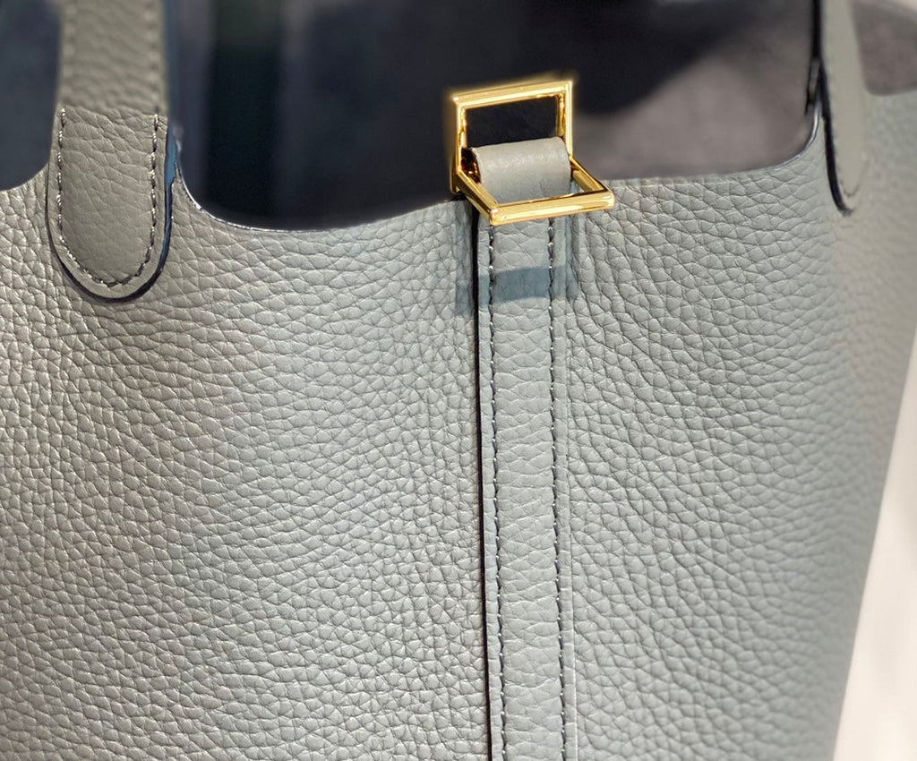 HERMES picotin lock 18 grey togo ghw