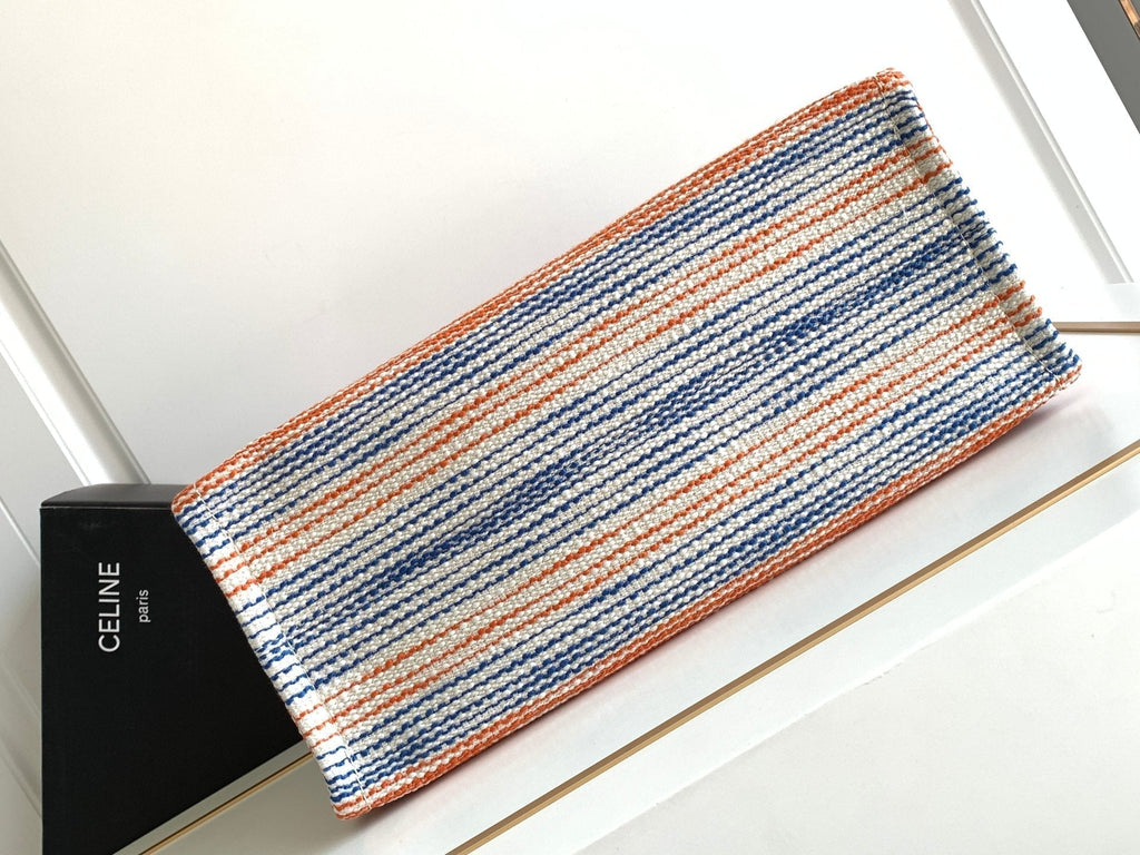 CELINE CABAS THAIS 41 RAINBOW FABRIC TOTE