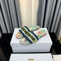 DIOR CD Mule Dway Slide 10mm Multi-motifs Style 37