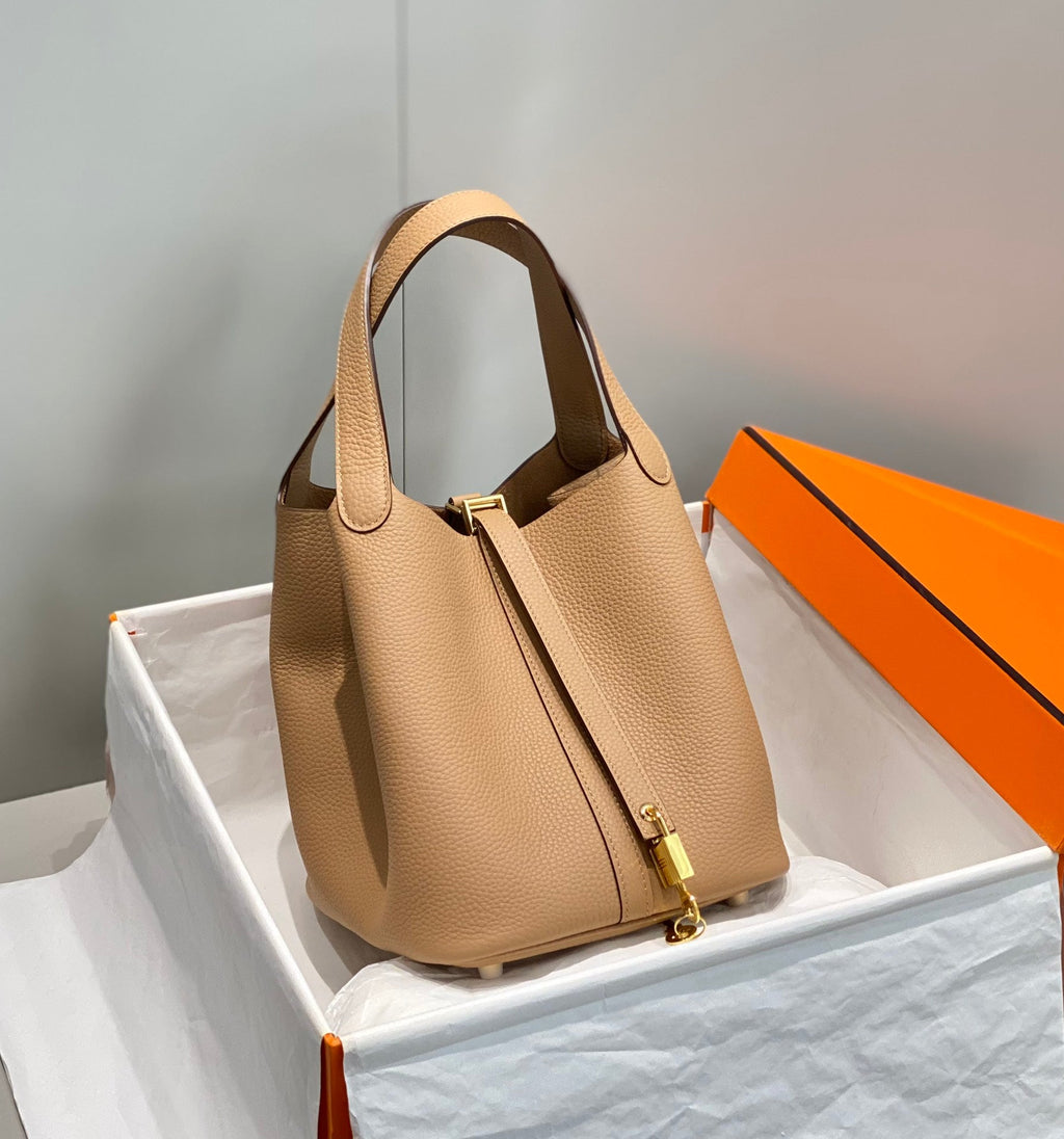 HERMES picotin lock 22 beige togo ghw