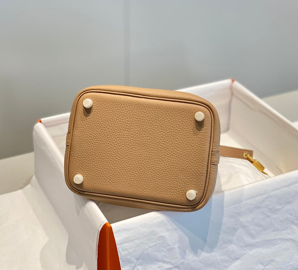 HERMES picotin lock 18 beige togo ghw