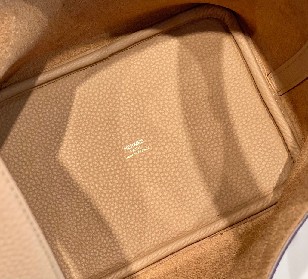 HERMES picotin lock 18 beige togo ghw