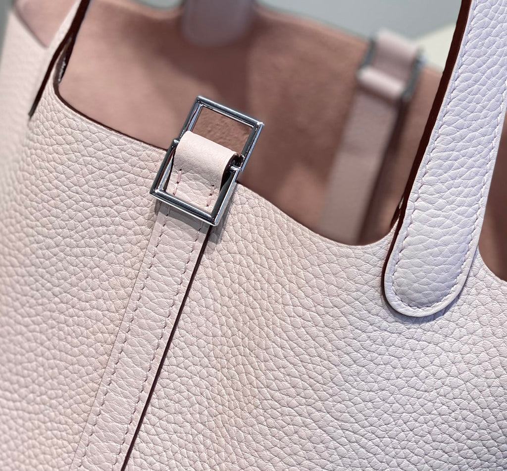 HERMES picotin lock 18 soft pink togo shw