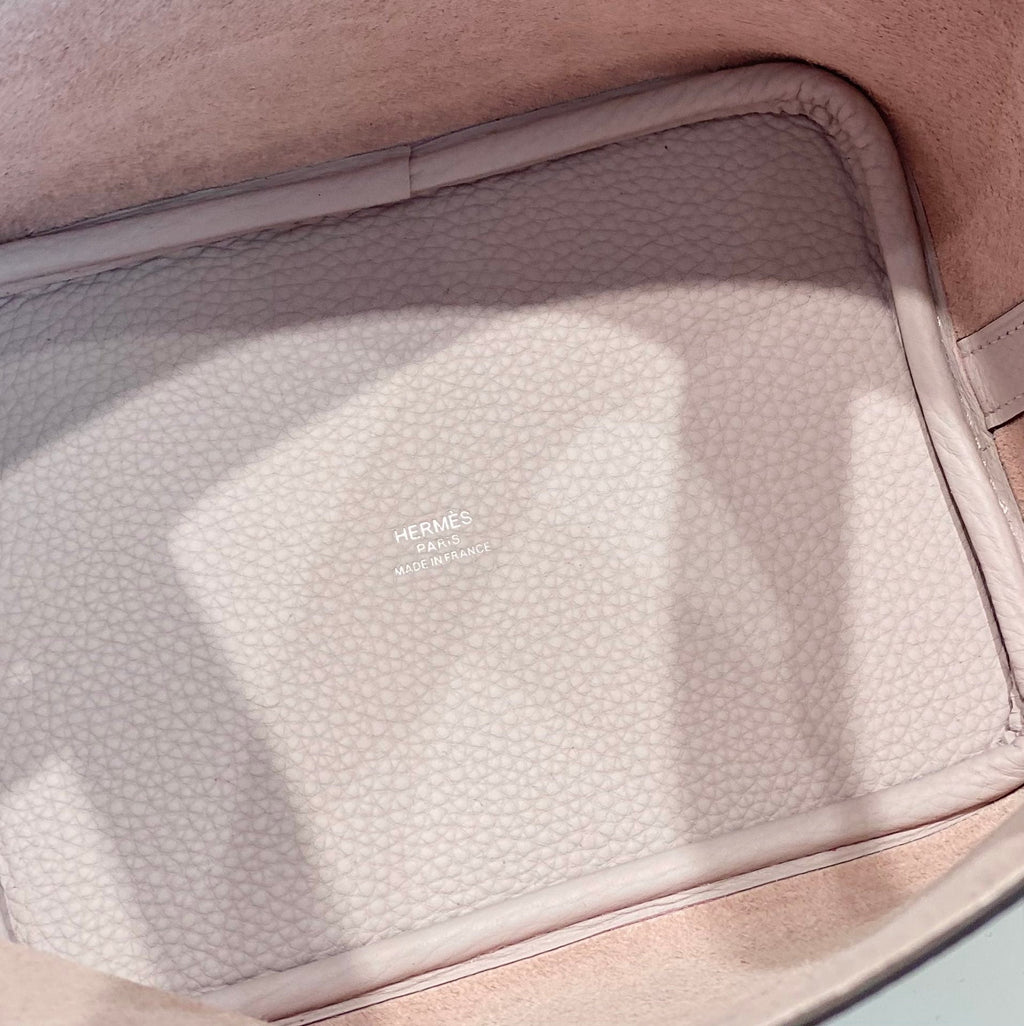 HERMES picotin lock 18 soft pink togo shw