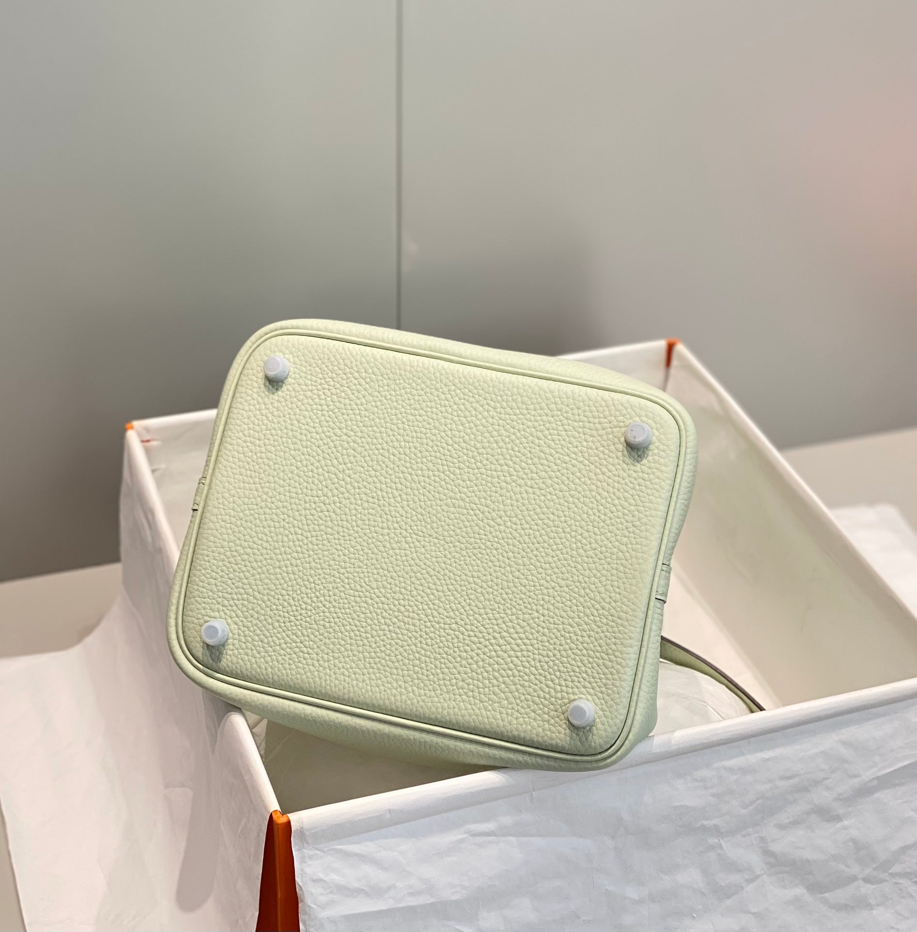 HERMES picotin lock 22 lime togo shw