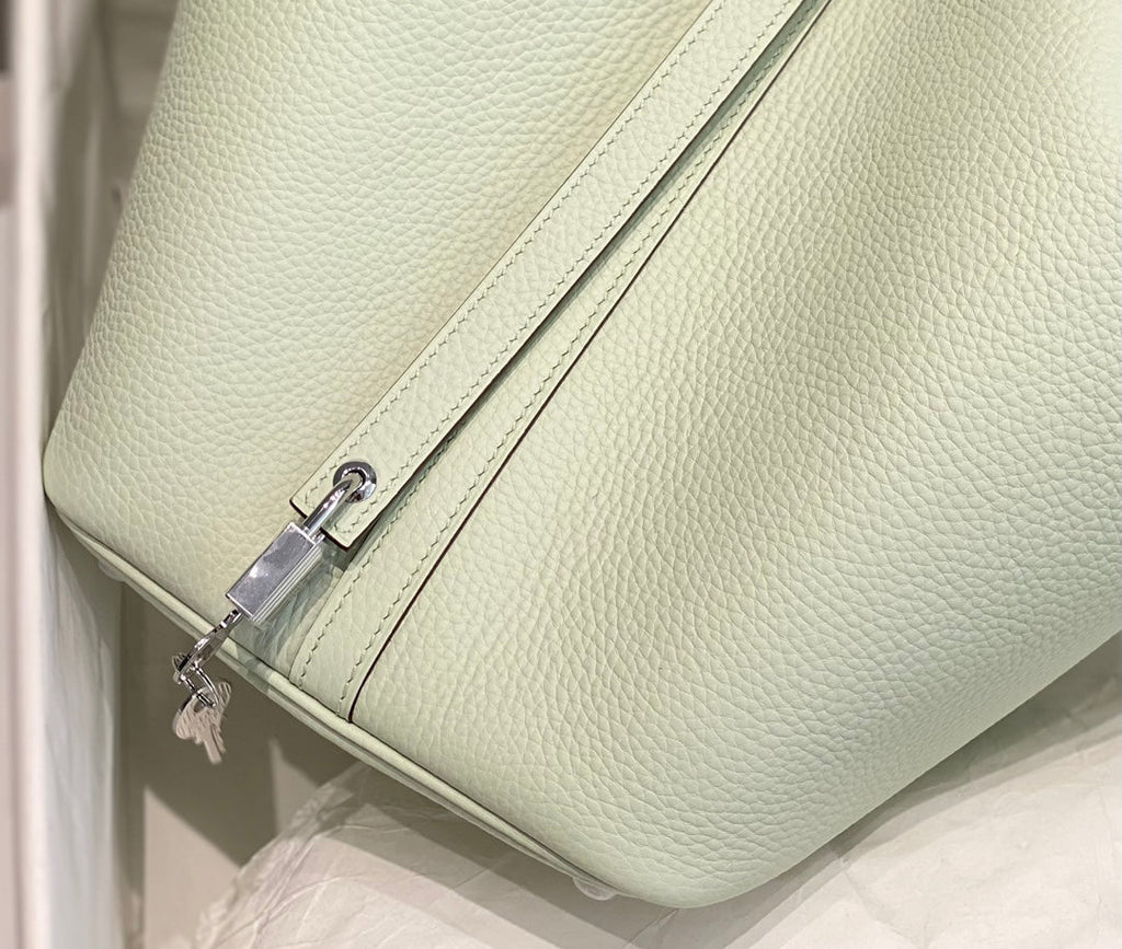HERMES picotin lock 22 lime togo shw