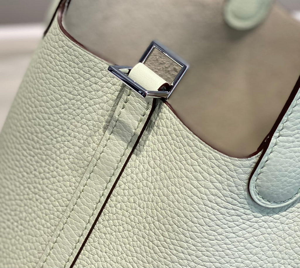 HERMES picotin lock 18 lime togo shw