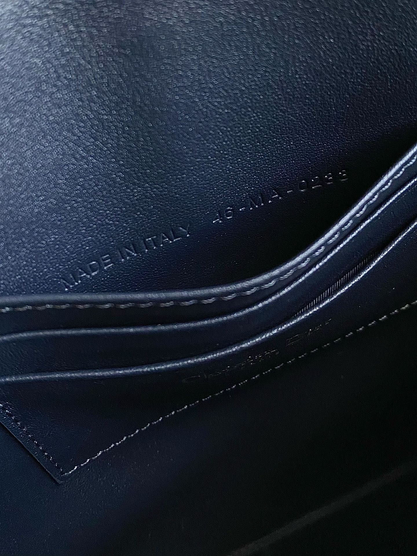 DIOR CD 30 CLUTCH BAG IN BLUE OBLIQUE JACQUARD