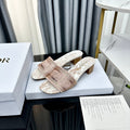 DIOR CD Mule Dway Heeled Slide 45mm Style 81