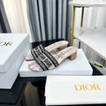 DIOR CD Mule Dway Heeled Slide 45mm Style 39