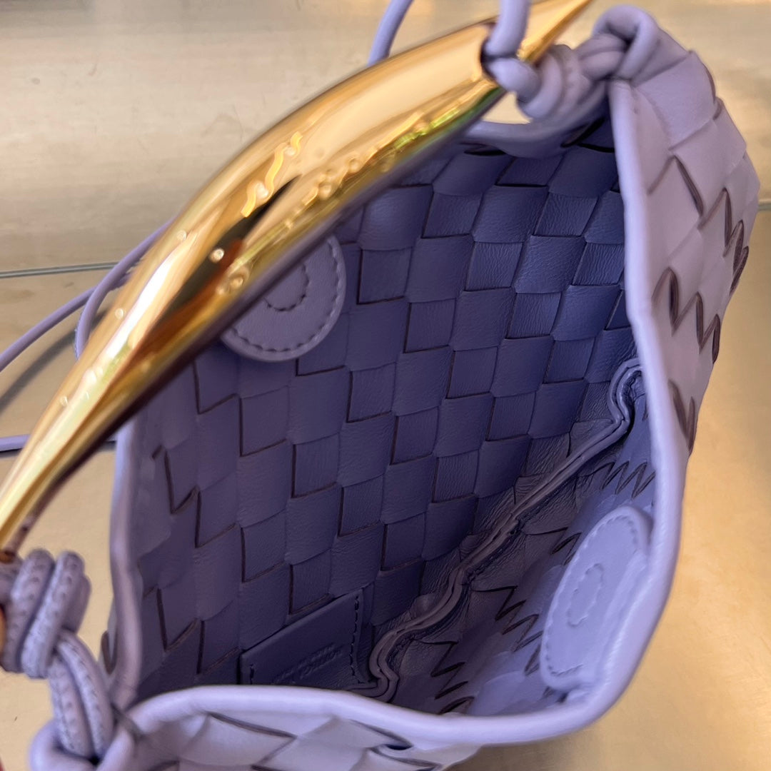 BOTTEGA VENETA SARDINE 20 WITH CHAIN IN ORCHID PURPLE LAMBSKIN