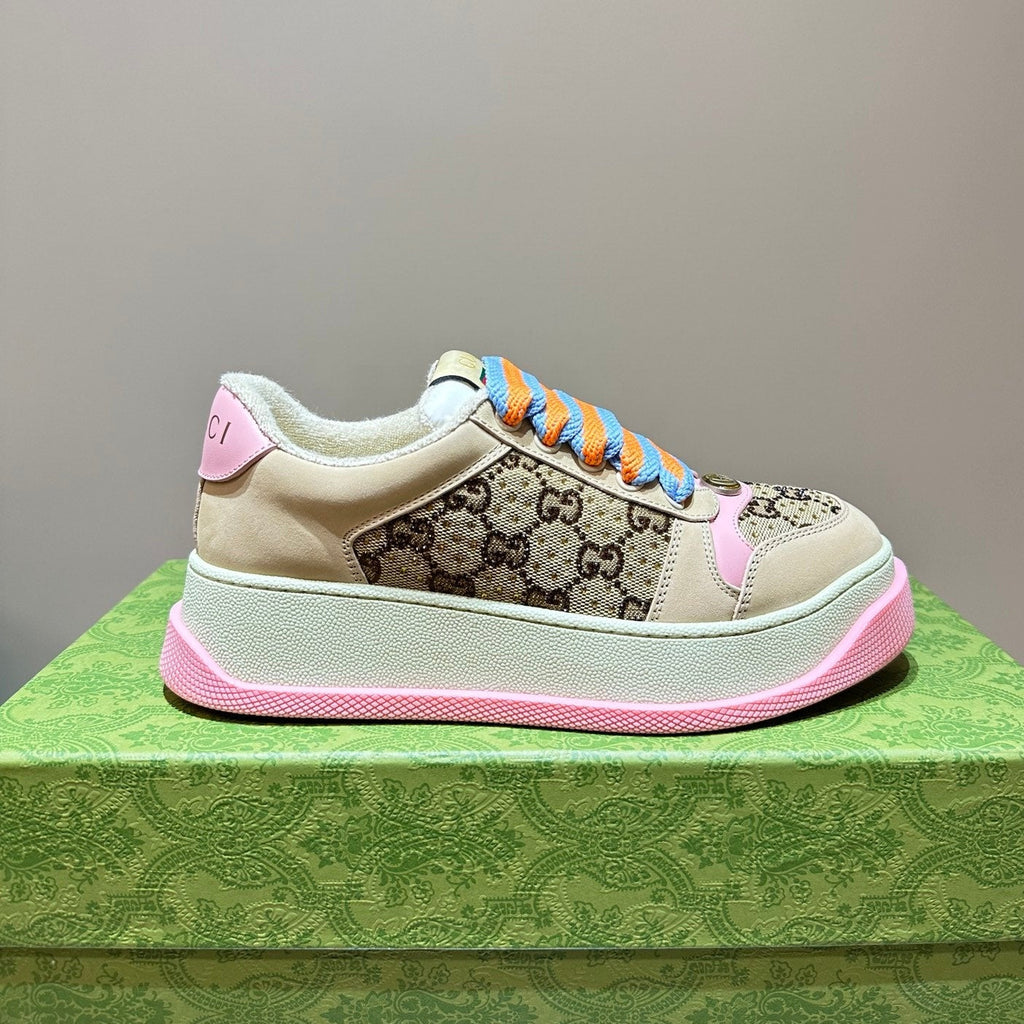 GUCCI Screener Sneaker Pink Fuscia