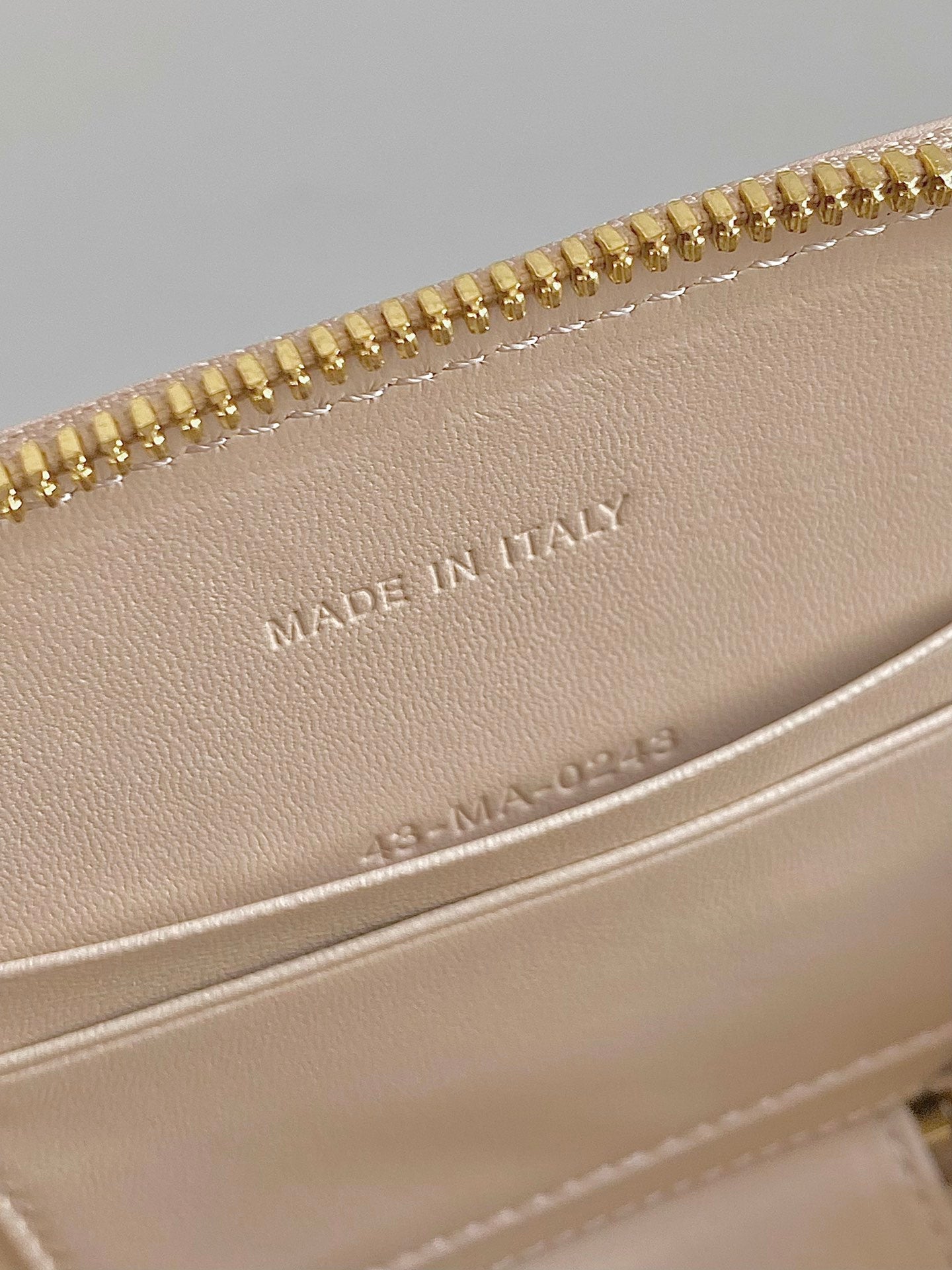 DIOR SIGNATURE 18 OVAL BAG IN BEIGE CALFSKIN