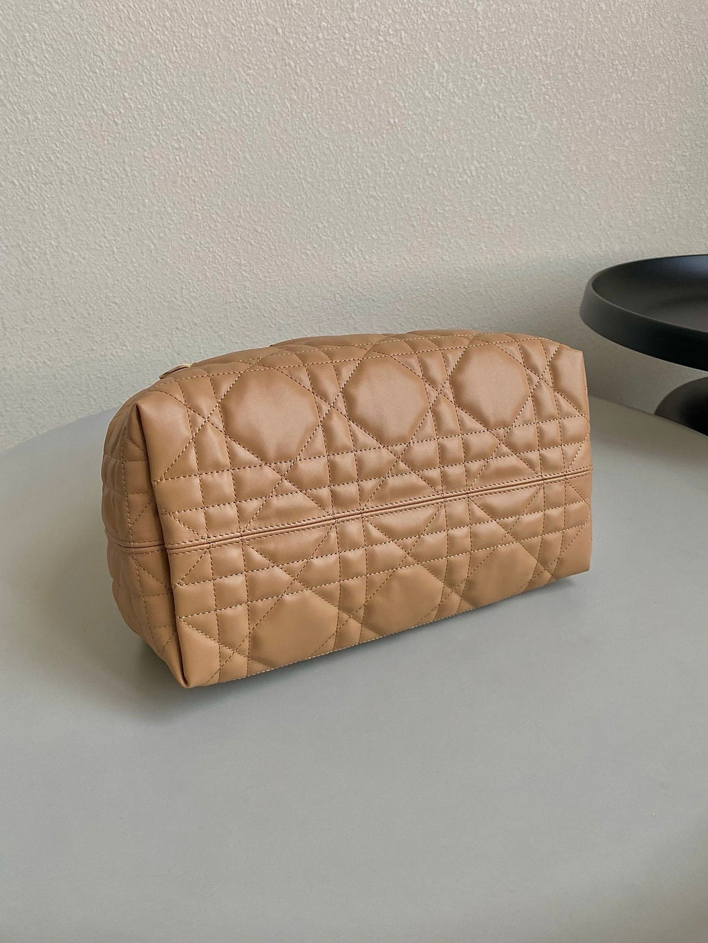 DIOR TOUJOURS 28 BAG IN CAMEL BEIGE LAMBSKIN