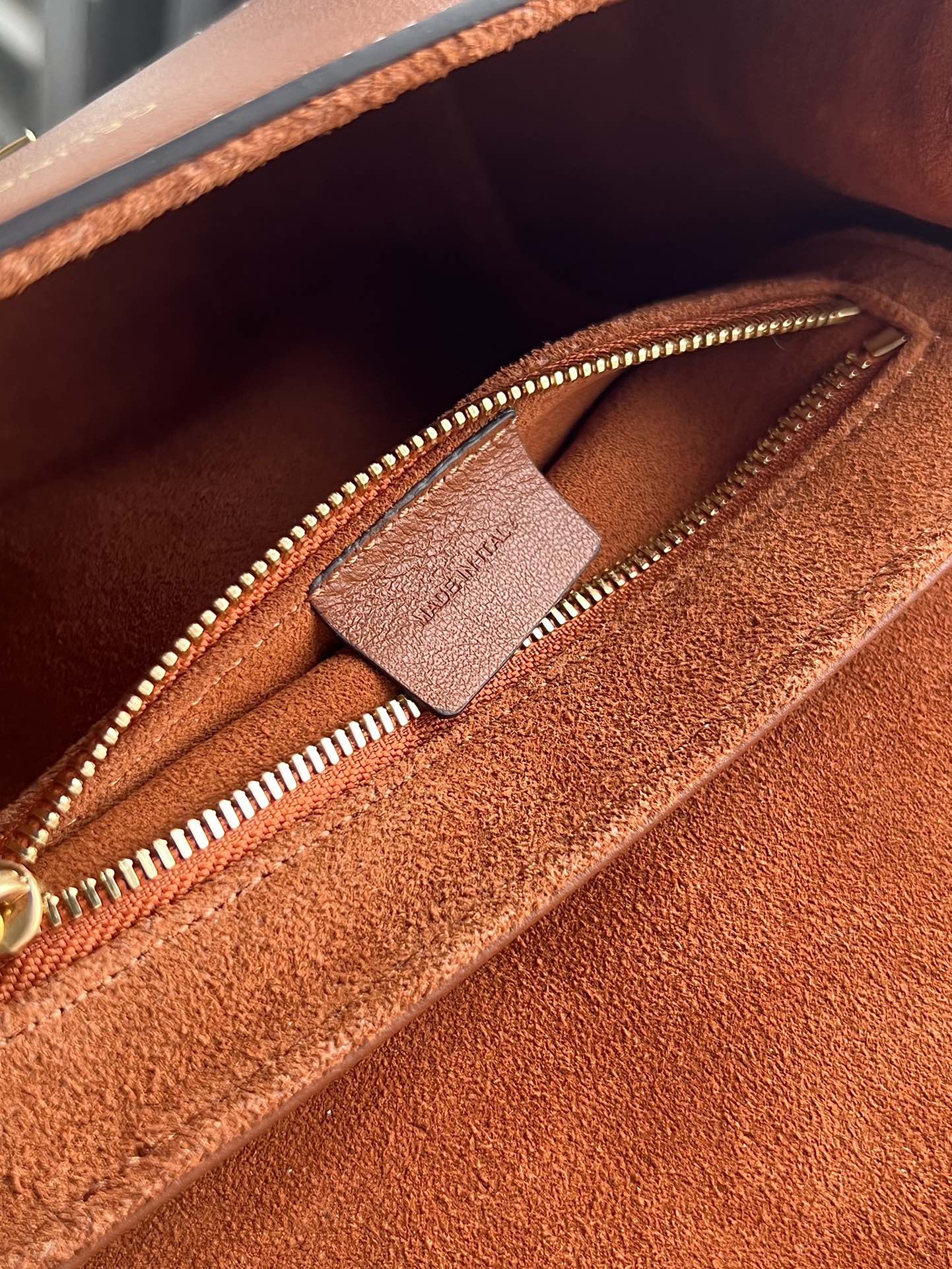 CELINE SOFT 18 CINNAMON BROWN CALFSKIN