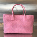 BOTTEGA VENETA LARGE CABAT 51 IN FLAMINGO PINK LAMBSKIN