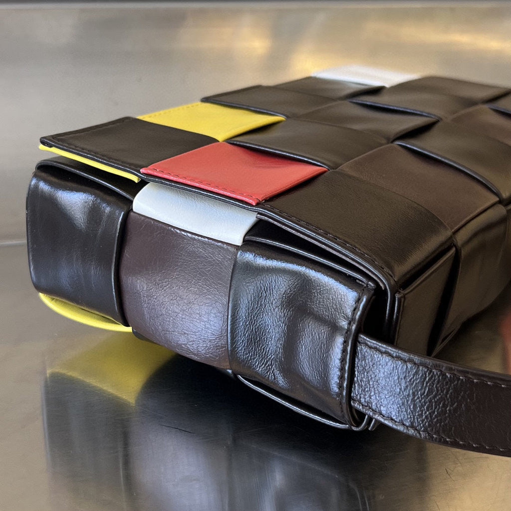 BOTTEGA VENETA SMALL CASSETTE 23 IN COLORFUL CALFSKIN