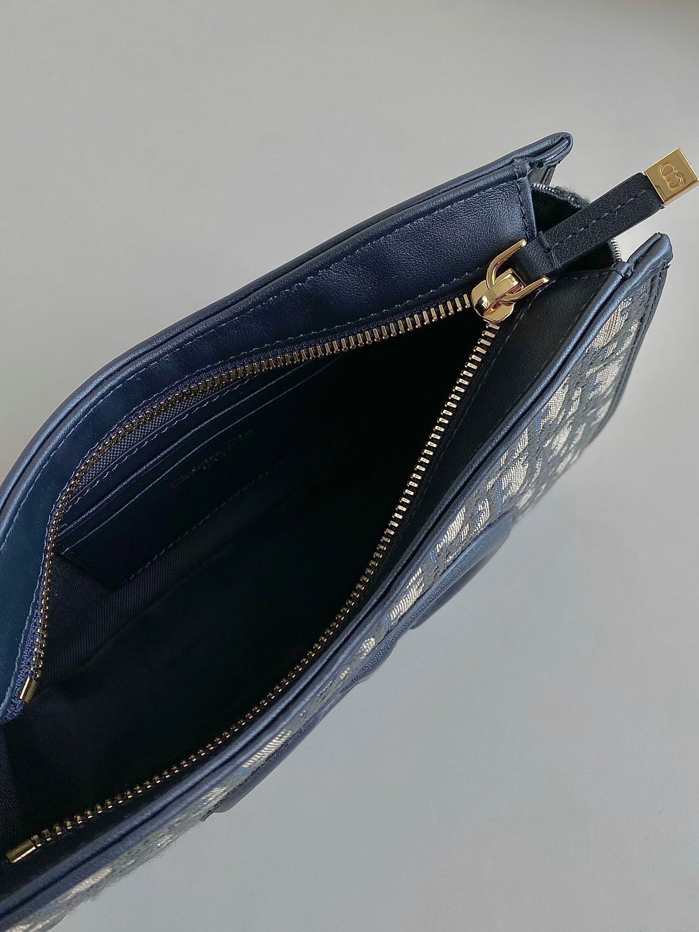 DIOR MINI HOBO 23 BAG IN BLUE OBLIQUE JACQUARD