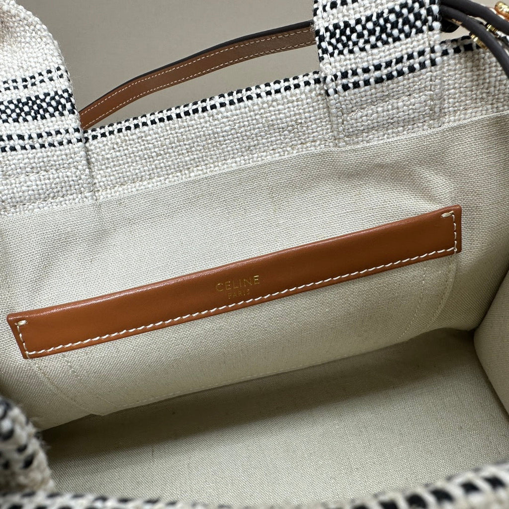 CELINE CABAS THAIS 26 CALFSKIN  GREY