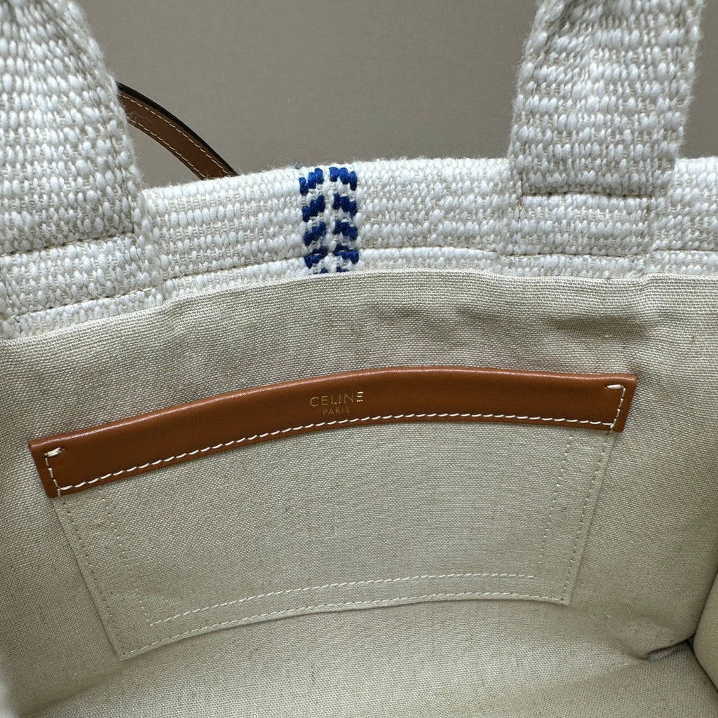 CELINE CABAS THAIS 26 CALFSKIN  WHITE