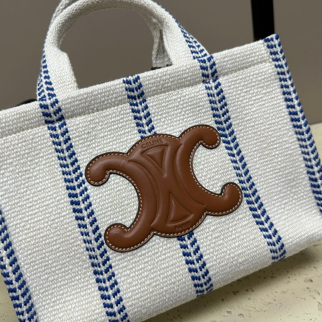CELINE CABAS THAIS 26 CALFSKIN  WHITE