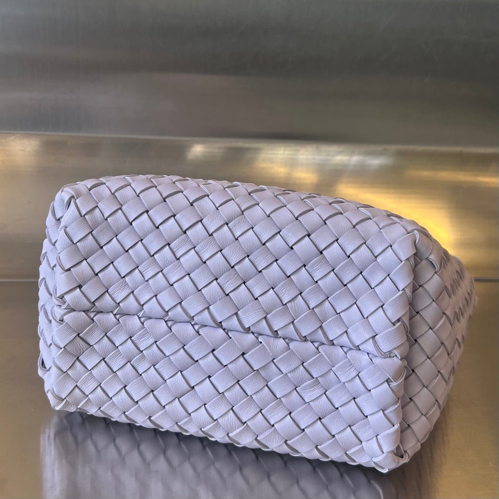 BOTTEGA VENETA MINI CABAT 20 IN LILAC PURPLE LAMBSKIN