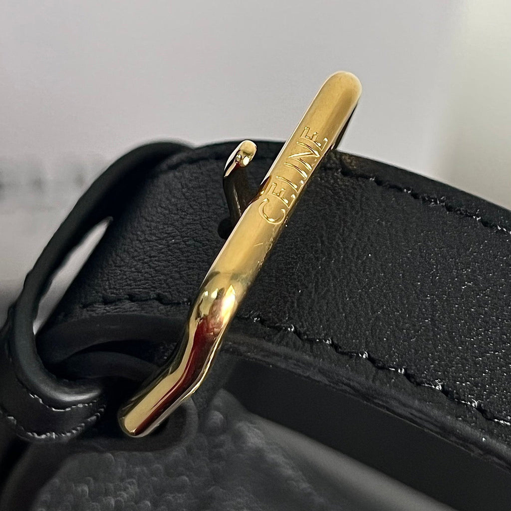 CELINE TRIOMPHE 31 CALFSKIN BLACK