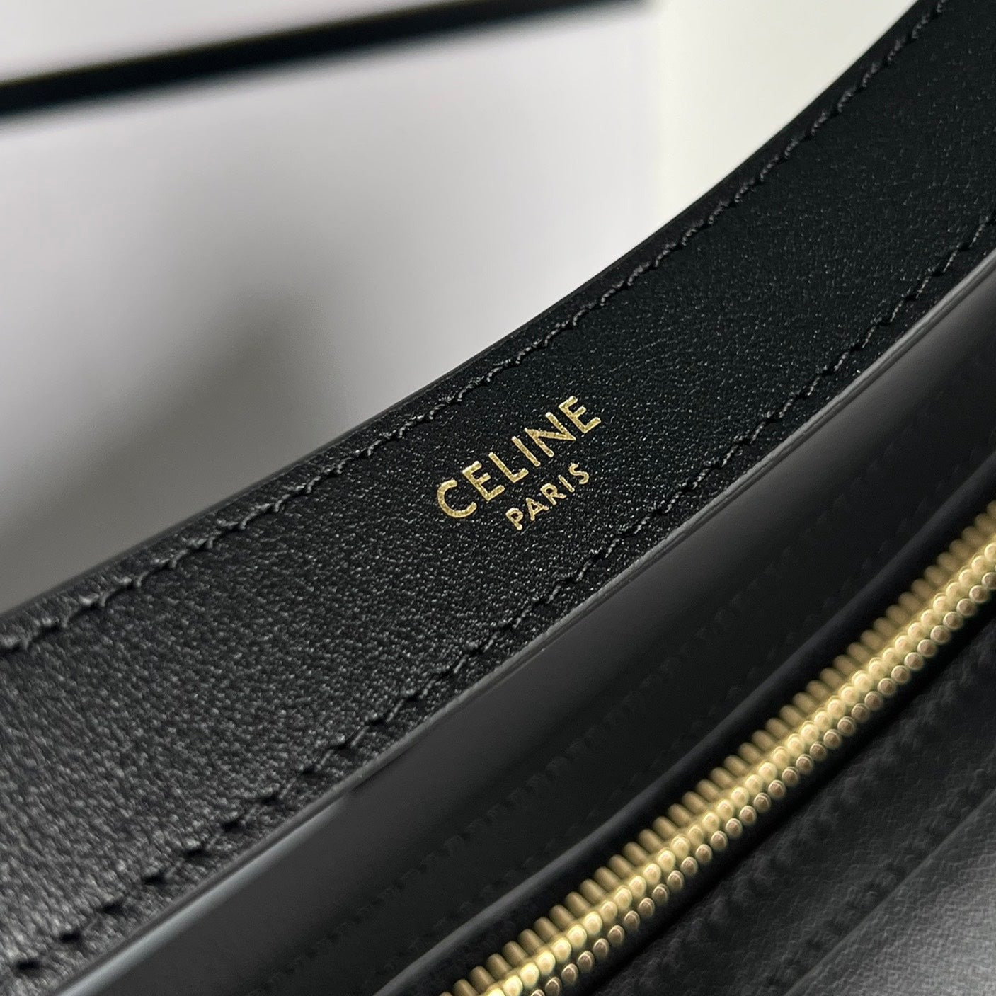 CELINE TRIOMPHE 31 CALFSKIN BLACK