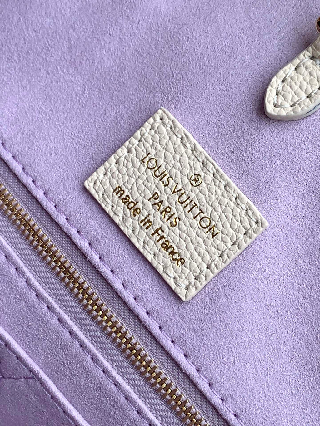 LOUIS VUITTON ONTHEGO MM 35CM CREAM PURPLE