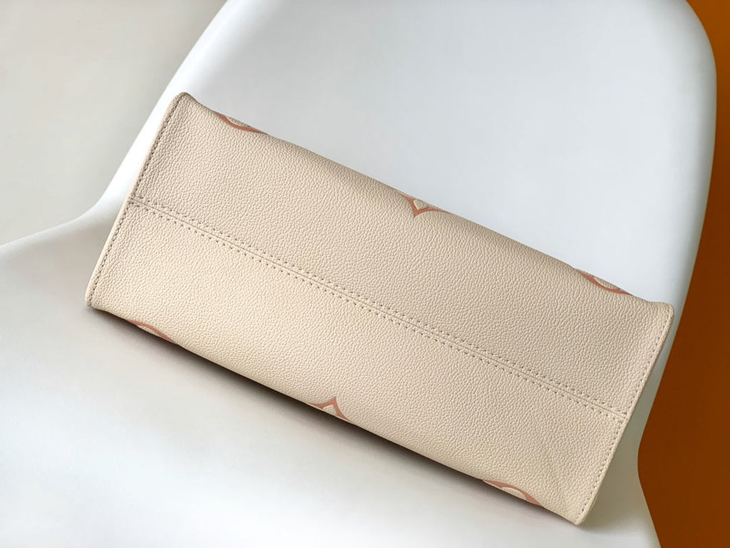 LOUIS VUITTON ONTHEGO MM 35CM CREAM PINK