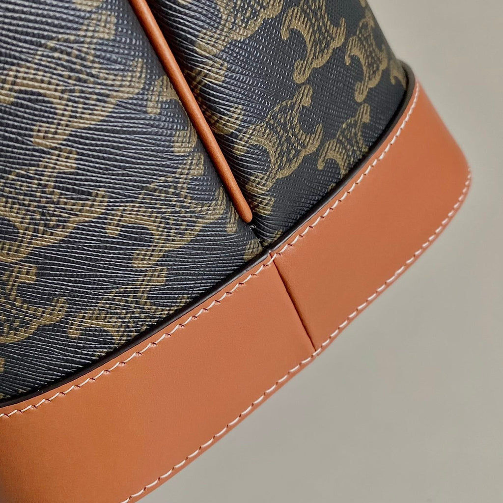 CELINE TRIOMPHE 26 TAN  CALFSKIN