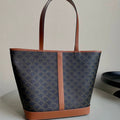 CELINE TRIOMPHE 26 TAN  CALFSKIN