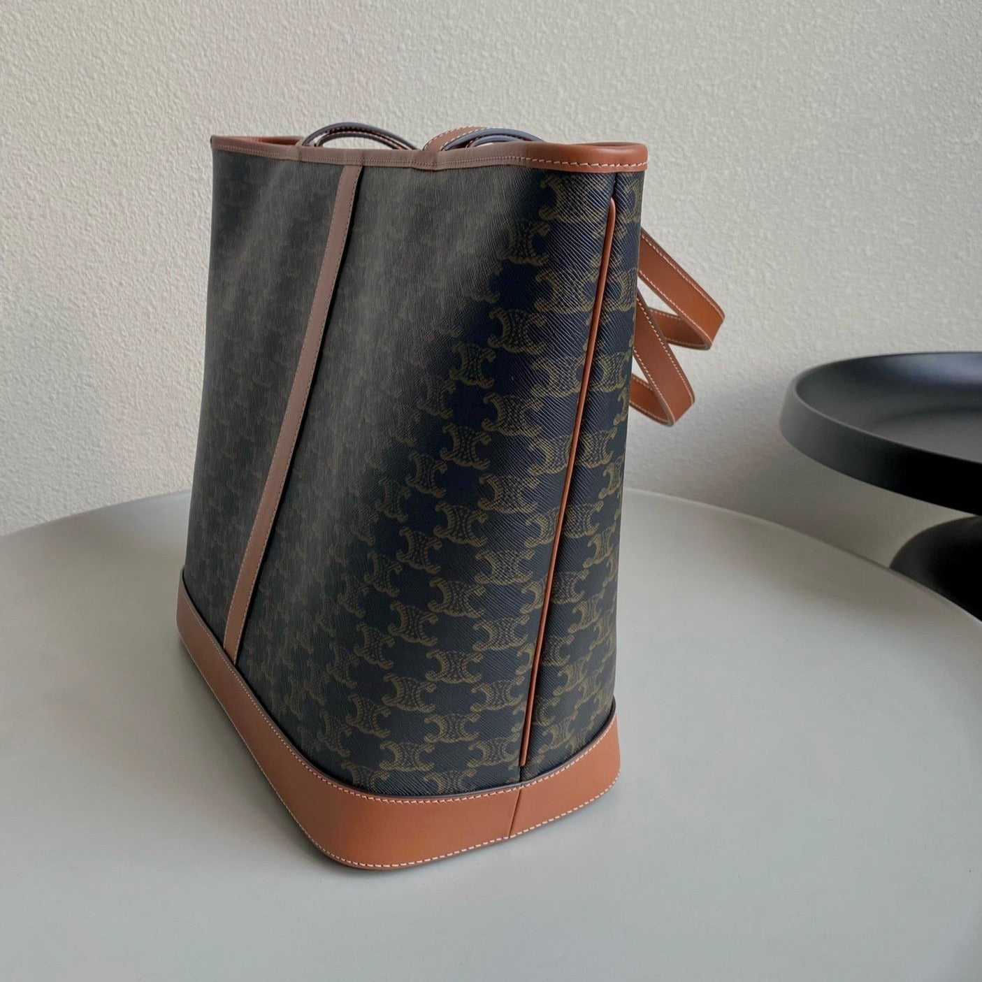 CELINE TRIOMPHE 31 TAN CALFSKIN