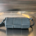 BOTTEGA VENETA SMALL CYLINDER CASSETTE 21 IN NEVADA CALFSKIN