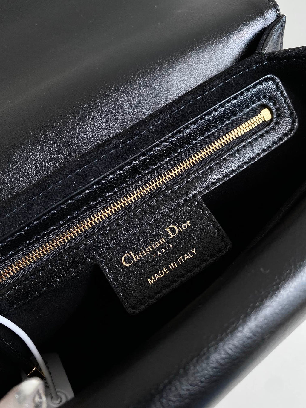 DIOR MINI JOLIE 22 BAG BLACK CALFSKIN